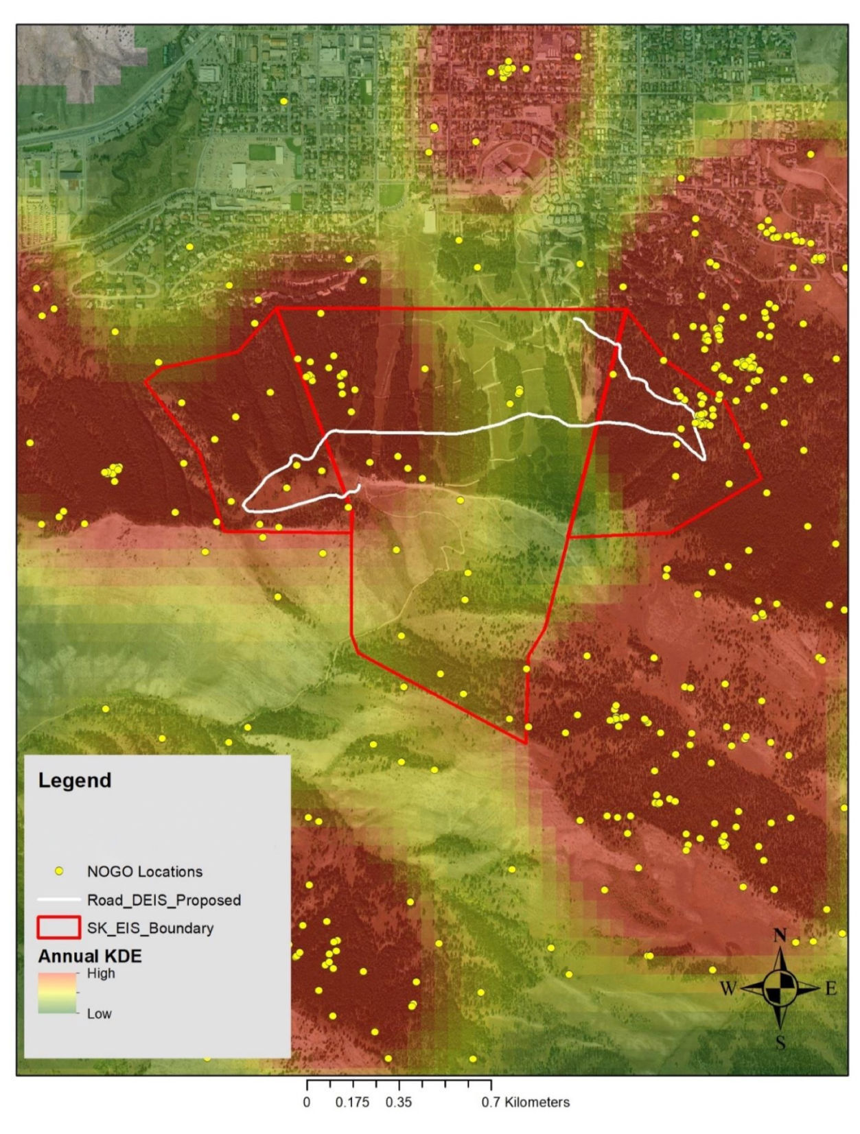 Snow King goshawk habitat use